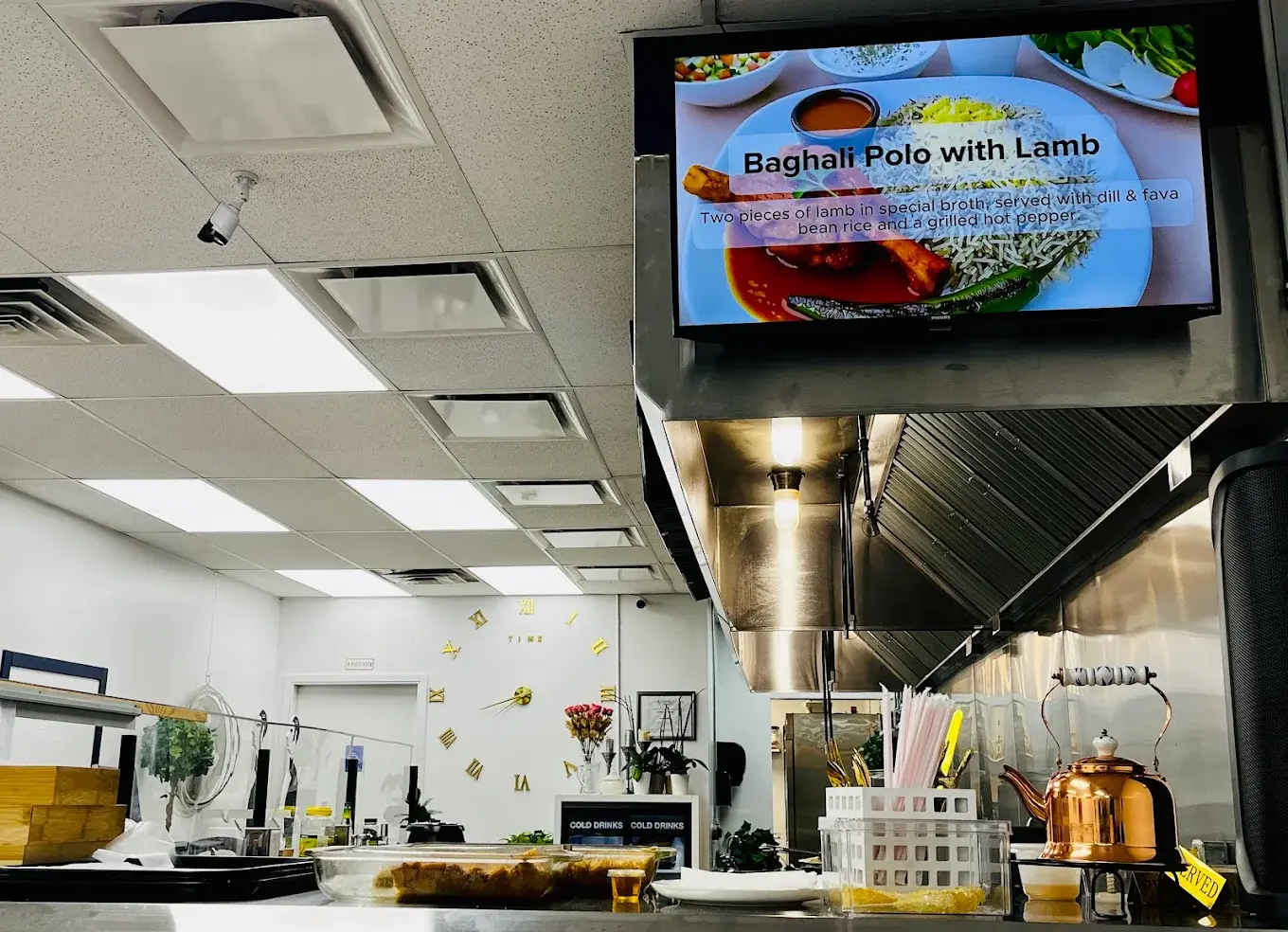 Nik Persian Restaurant interior - Authentic Persian dining in Regina, SK